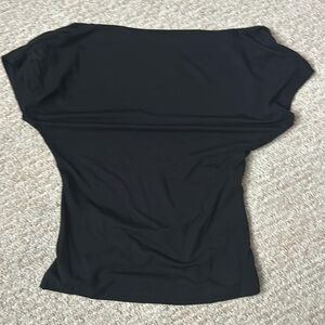 black top back is opened